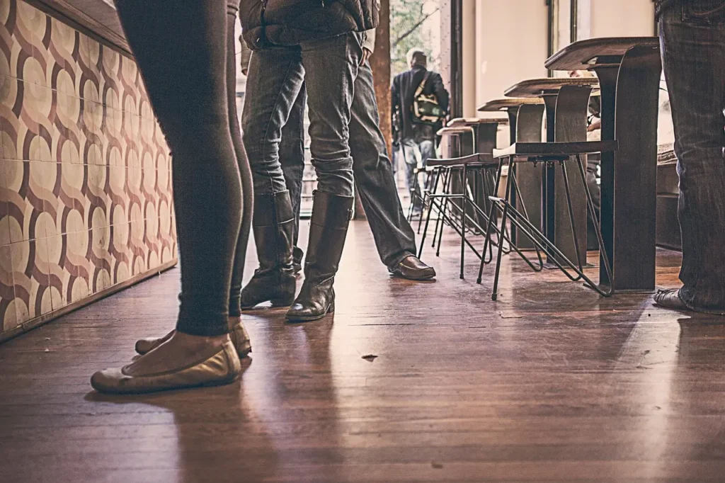 DIY Refinishing Hardwood Floors at a Restaurant